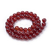 Natural Carnelian Beads Strands X-G-S259-32-6mm-2