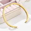 304 Stainless Steel Rhinestone Bangles for Women BJEW-Z092-13G-3