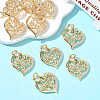 SHEGRACE Valentine's Day Brass Clear Cubic Zirconia Pendants XGRQ3K440-558G-4