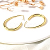 Teardrop Brass Dangle Earrings EJEW-R018-01G-2
