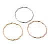 3Pcs 3 Colors 304 Stainless Steel Twisted Bangles Sets for Women BJEW-L610-27M-5