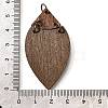 Printed Poplar Wood Big Pendants FIND-B045-24B-3