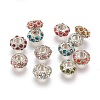 Alloy Rhinestone European Beads CPDL-H998-1