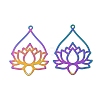 201 Stainless Steel Filigree Pendants SA-CBA8975-01-1