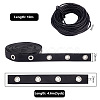 2 Styles Flat Imitation Leather & Cowhide Leather Cords LC-PH0001-12-2