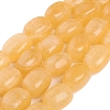 Natural Orange Calcite Beads Strands G-L505-11-1