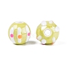 Handmade Porcelain Ceramic Beads PORC-Q005-03E-2