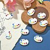 Opaque Resin Pendants CRES-YW0001-09-5