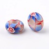 Handmade Polymer Clay Enamel European Beads FPDL-J002-M-2