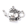 Tea Pot Series Tibetan Style Alloy Pendants TIBEP-E005-01AS-2