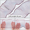 10 Yards Mermaid Color Polyester Pleated Lace Trim Ribbon DIY-WH0419-43C-2