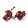 Natural Red Jasper Pendants G-N0325-10E-3