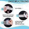 High Visibility PES & TPU Silver Reflective Light Stickers OCOR-WH0078-468B-01-3