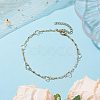 304 Stainless Steel Anklet AJEW-AN00608-2