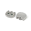 Alloy Micro Pave Sea Green Cubic Zirconia Pendants FIND-H024-15P-2