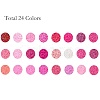 600G 24 Colors Glass Seed Beads SEED-JP0008-07-2mm-2