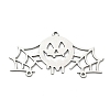 Halloween 201 Stainless Steel Chandelier Component Links SA-CBA6FBD-12P-1