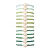 12Pcs Dyed Synthetic Turtle Bracelets BJEW-JB13502-01-3
