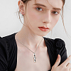 DIY Diffuser Amulet Perfume Locket Pendant Necklaces Making Kits NJEW-HS0001-21-6