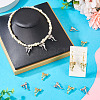 20Pcs 2 Colors Alloy Rhinestone Pendants FIND-TA0007-86-7