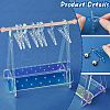 Laser Hanger Style Acrylic Earring Storage Display Rack ST-CJ0034-02-3