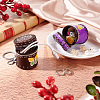 2Pcs 2 Colors Butterfly Pattern Leather Cylinder Wallets AJEW-OC0004-88-5