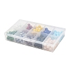 250Pcs 10 Color Opaque Solid Color Glass Beads Strands EGLA-SZ0001-22-3