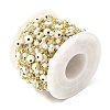 Brass Enamel Round Link Chains KK-D391-04G-2