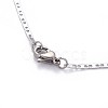 Non-Tarnish 304 Stainless Steel Mariner Link Chain Necklaces NJEW-F261-11P-2