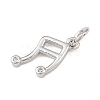 Brass Micro Pave Cubic Zirconia Pendants KK-G544-40P-2