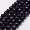 Natural Tiger Eye Bead Strands G-P230-08-D-10mm-1