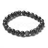 Natural Larvikite Bead Stretch Bracelets BJEW-K212-B-046-6