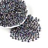 FGB Inside Colours Transparent Glass Seed Beads SEED-T009-01A-3