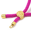 Nylon Cords Bracelet Makings Fit for Connector Charms AJEW-P116-01G-02-3