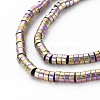 Electroplate Non-magnetic Synthetic Hematite Beads Strands G-T061-141E-6