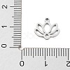 Non-Tarnish 304 Stainless Steel Flower Lotus Charms STAS-Z054-02P-3