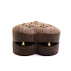 Heart Wooden Ring Storage Boxes PW-WG86876-01-4