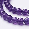 Natural Grade AB+ Amethyst Bead Strands GSR8mmC062-A-3