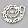 Electroplate Non-magnetic Synthetic Hematite Beads Strands G-T114-36-3