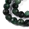 Natural Fuchsite Beads Strands G-S345-8mm-33-4