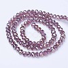 Electroplate Glass Beads Strands LS-EGLA-A034-T8mm-B10-2