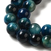 Grade AB+ Dyed Natural Tiger Eye Beads Strands G-G102-A02-02-4