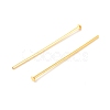 Brass Flat Head Pins KK-F824-114B-G-2