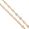 2.5MM Brass Dapped Chain Slider Necklace Making AJEW-JB01545-01-3