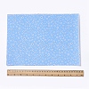 Floral Pattern Printed A4 Polyester Fabric Sheets DIY-WH0158-63A-11-1