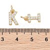 SHEGRACE Brass Micro Pave Clear Cubic Zirconia Pendants XGRQ29361-394G-3