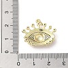 Brass Micro Pave Cubic Zirconia Pendants KK-E092-09G-03-3