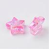 Eco-Friendly Transparent Acrylic Beads PL556-6-3