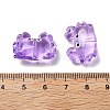 Transparent Glass Enamel Beads LAMP-V001-08E-2
