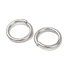 Tarnish Resistant 304 Stainless Steel Open Jump Rings X-STAS-R065-41-1